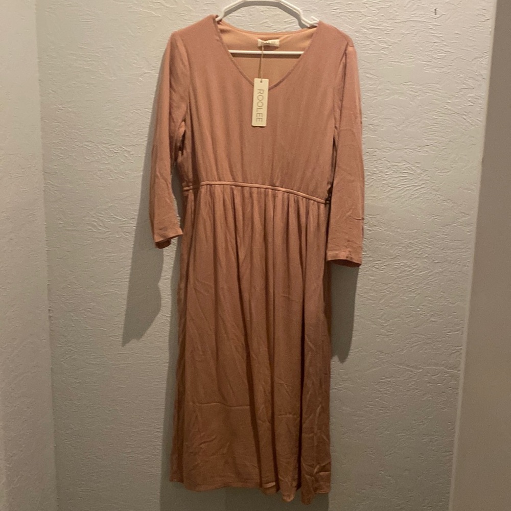 Roolee dress  dusty rose-peach size medium